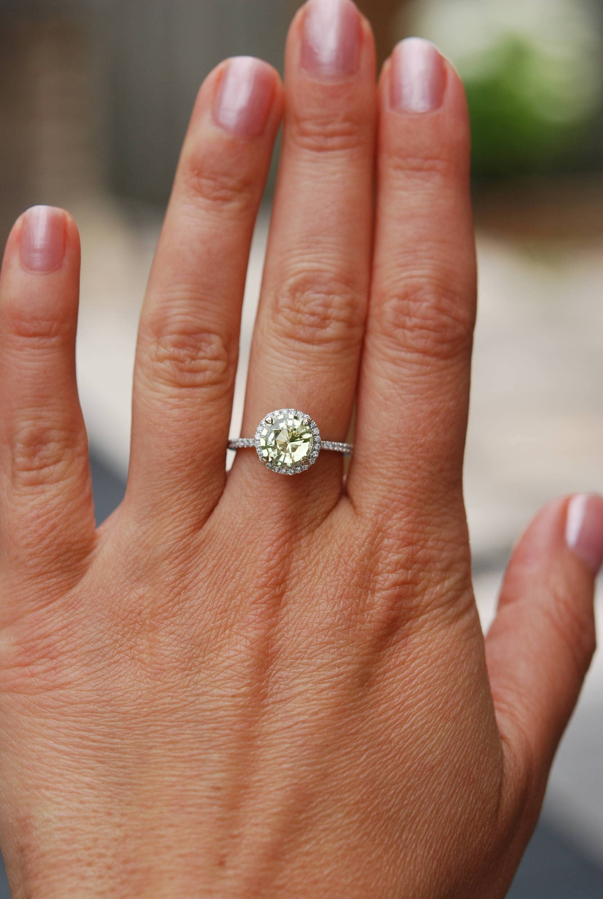 green sapphire ring green sapphire ring