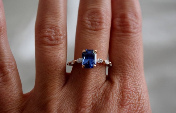 Royal blue sapphire rose sale