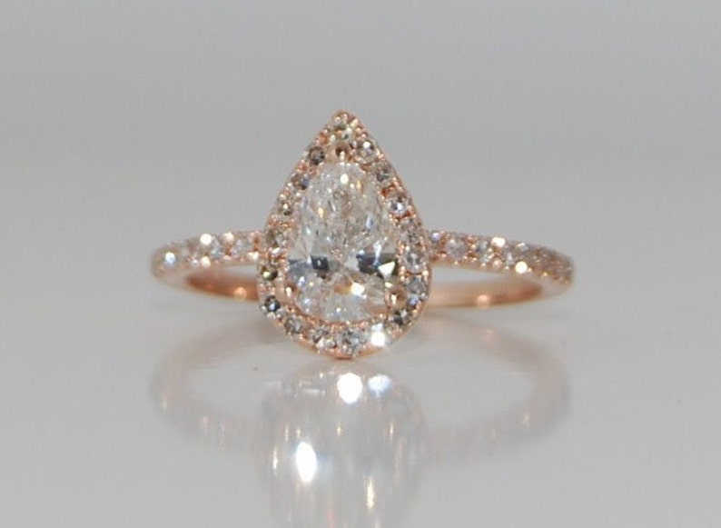 pear cut ring pear cut ring
