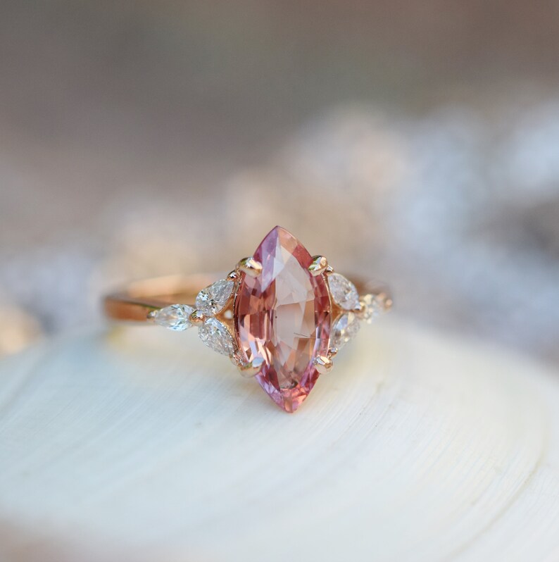 padparadscha sapphire ring padparadscha sapphire ring
