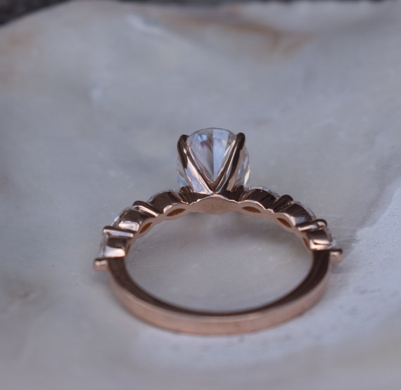 Details about 2.71 ct Oval Champagne CZ Statement Bridal Wedding Designer Ring 14k Rose Gold Details about 2.71 ct Oval Champagne CZ Statement Bridal Wedding Designer Ring 14k Rose Gold