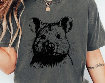 Quokka Vintage T Shirt, Unisex Cute Quokka Graphic Tee, Cute Animal Shirt, T Shirt for Quokka Lover, Cute Gift Girlfriend, Quokka TShirt