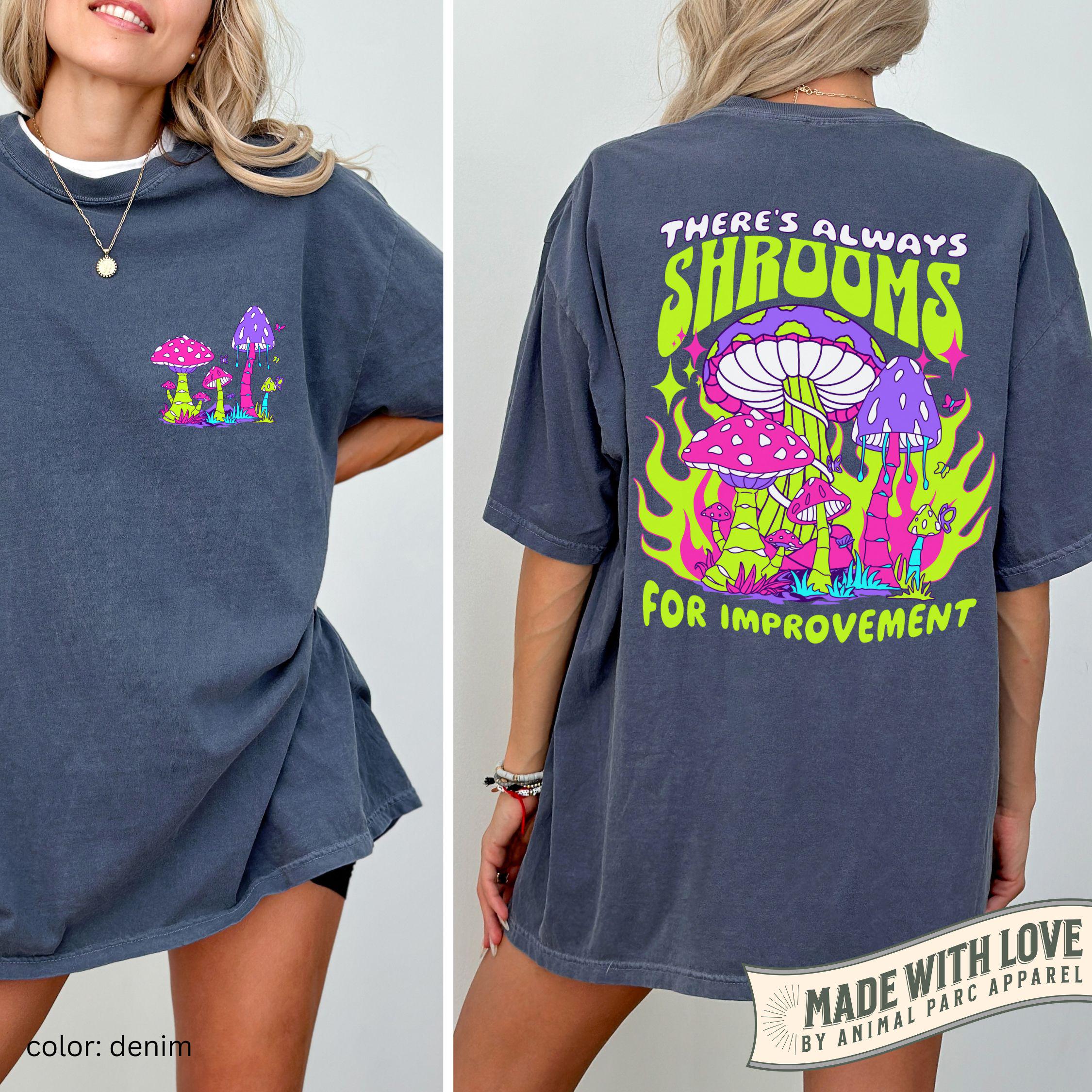 T-Shirt En Coton Pour Hommes Magic Mushrooms Psychédéliques Trippy LSD T-Shirt En Coton Pour Hommes Magic Mushrooms Psychédéliques Trippy LSD