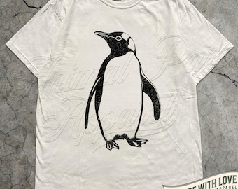 Penguin Vintage T Shirt Cute Penguin Graphic Tee Penguin Retro Shirt For Her Gift Penguin Lover Cute Animals Shirt Penguin Tee Winter Shirt