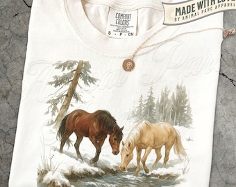 Wild Horses T Shirt, Vintage Western Graphic Tee, Cowboy Country T-Shirt, Rustic Ranch Style, Horse Lover Tee, Gift Horse Rider
