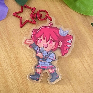 Teto Vocaloid Keychain | Tetoris Kasane Ita Bag Charm Accessory