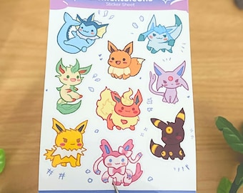 Stickervel Elementaleons - Creature Fantasy fanart