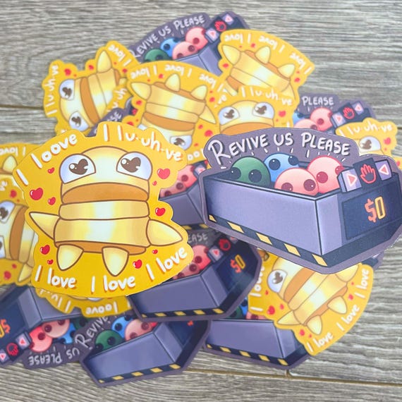REPO I LOOVE Gamer Sticker: Horror Game Merch