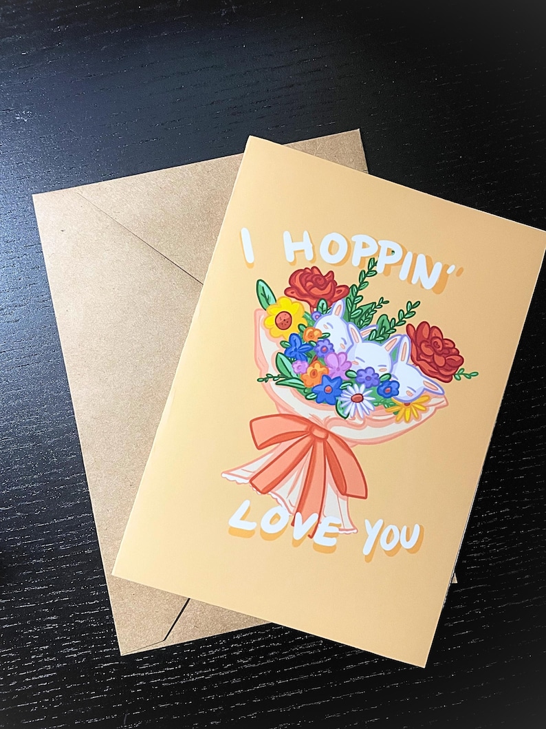 I Hoppin' Love You Greeting Card