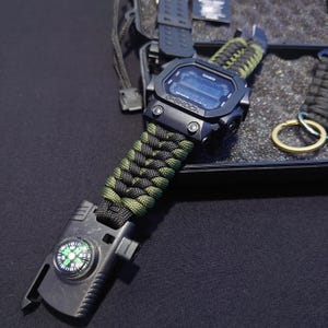 Gショック　パラコード仕様 パラコードの編み方 【G-SHOCKベルト編】 | GARAGE-UTW
