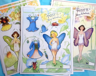 Fairy Paper Dolls selection