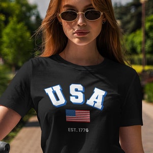 USA T-Shirt | USA Flag Shirt | America Flag T-shirt | Patriotic T-shirt | 4th Of July Flag Shirt | USA Flag Shirt  | Merica Shirt