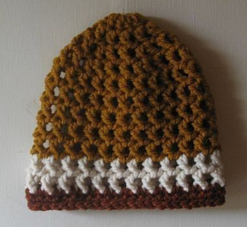 Women's Hat, Crochet Hat, Winter Hat, Slouch Beanie, Beanie Hat, Handmade Hat, Slouch Hat, Brown Hat, Slouchy Hat, Slouchy Beanie image 3