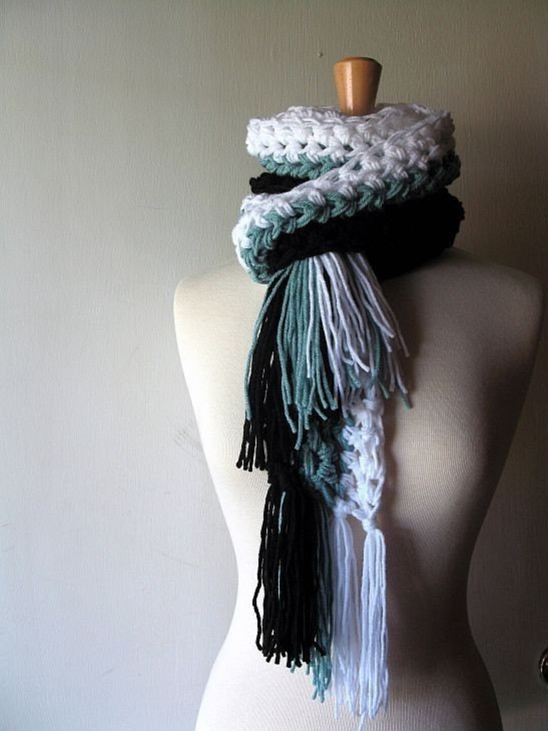 Bufanda Grua De Invierno Para Mujer, Chal De Piel De Imitación, Hierba, Marca De Lujo
