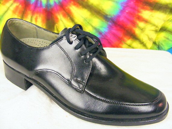 6.5 D Herren Vintage Leder schwarz CONTINENTALS von CISCO Halbschuhe Schuhe nos 6.5 D Herren Vintage Leder schwarz CONTINENTALS von CISCO Halbschuhe Schuhe nos