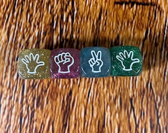 Piedra, papel, tijera, dados