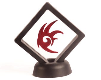 Présentoir Shadow le hérisson | Support à logo flottant imprimé en 3D inspiré par Sonic x Generations