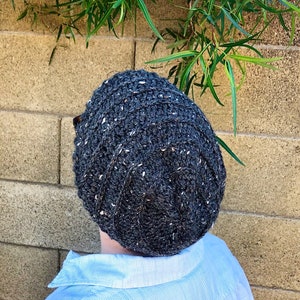 Crochet Pattern Blythe Cap hat pattern, crochet hat pattern, unisex hat pattern, striped hat pattern, multiple sizes crochet pattern image 3