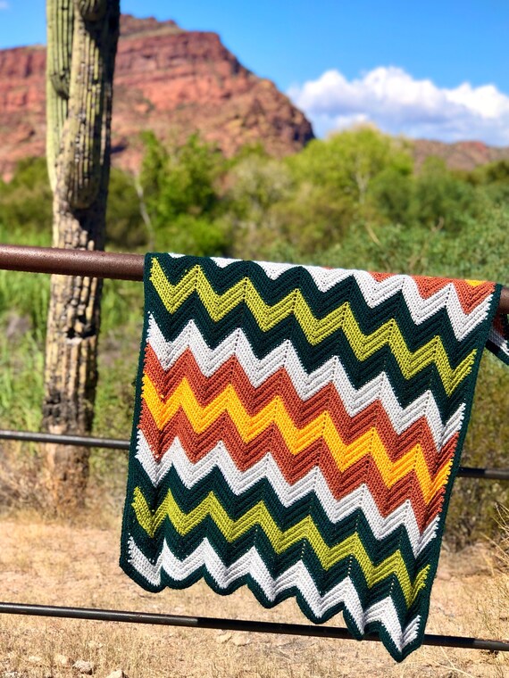 Crochet Pattern Stripey Chevron Baby Blanket Pattern Crochet Blanket Pattern Ripple Crochet Blanket Crocheted Baby Blanket Baby Etsy Canada