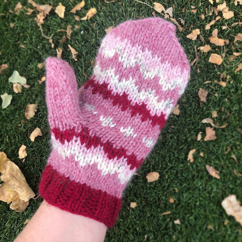 Sanders Mittens Knit Pattern Cozy Wool Mitts Bernie Sanders Mittens Knit Glove Pattern PDF Digital Download Mitten Knitting Pattern