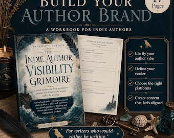 Indie Writer Visible Grimoire, Social Media Planer (PDF)