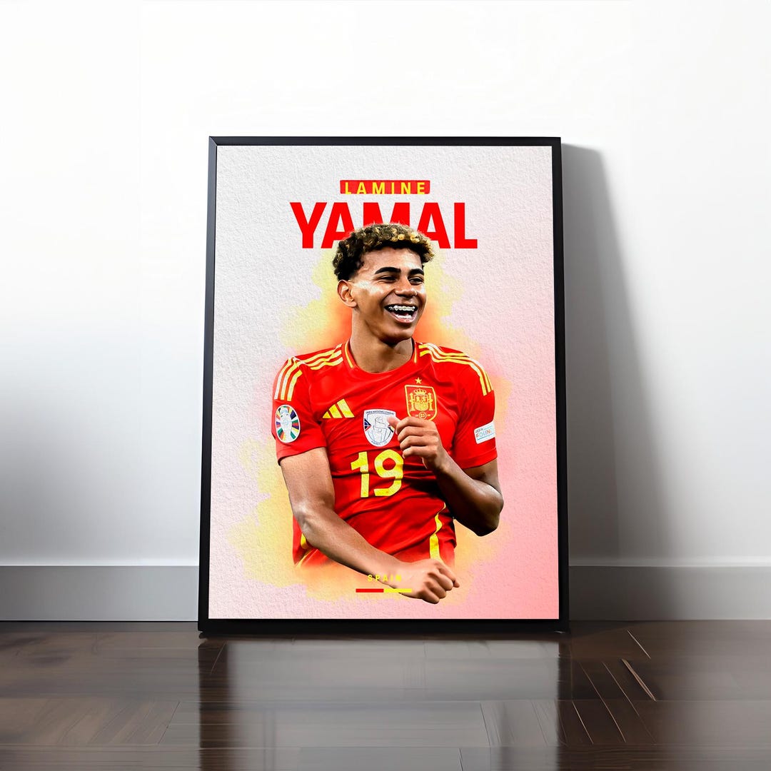 Yamal Rasmlar Lamine Yamal Poster, Football Poster, Soccer Poster, Sports Poster ...
