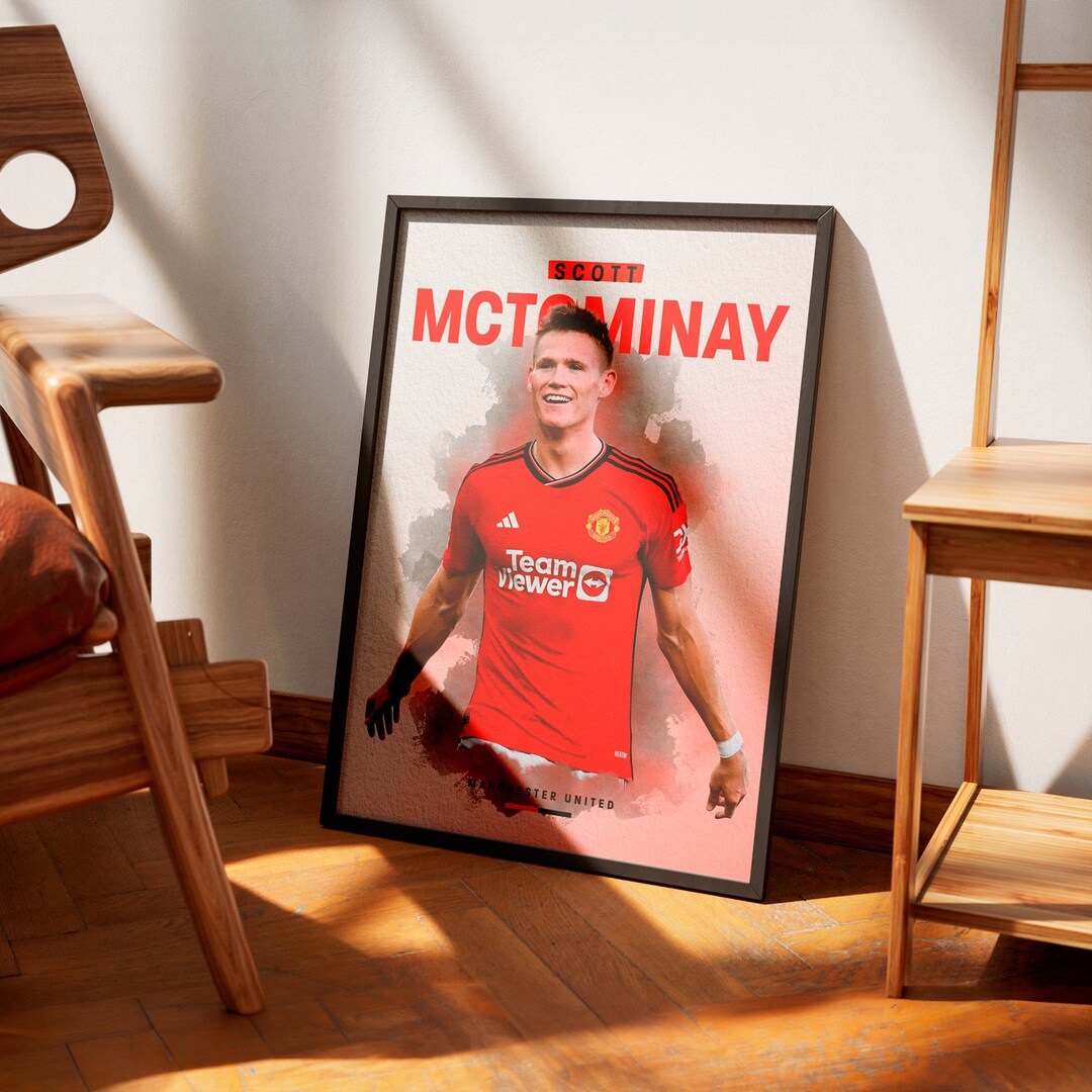 scott-mctominay-football-poster-football-print-custom-football-wall-art