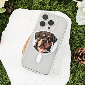 Custom Magnetic Phone Grip with Pe Photo,Dog or Cat Cute Design Phone Grip Holder,Cute Photo Phone Grip,Phone Accessories,Cell Phone Stand