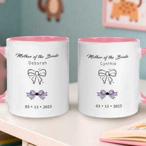Aangepaste moeder van de bruid mok, bruidegom moeder mok, cadeau van bruid, cadeau bruidsfeest, huwelijksfeest cadeau, aangepast cadeau voor moeder van de bruidegom