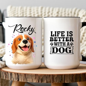 Benutzerdefinierte Hunde Gedenktasse, Haustier Verlust Geschenk, personalisierte Hunde Erinnerungstasse, benutzerdefinierte Hunde Foto Kaffeetasse, Haustier Sympathie Geschenk, Hundeverlust Andenken