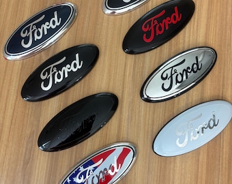 Ford 7 Inch Emblem Logo Nameplate Badge Front Grille Rear Tailgate Truck Logo F150 F250 F350 Explorer Expedition Excursion Freestar Ranger