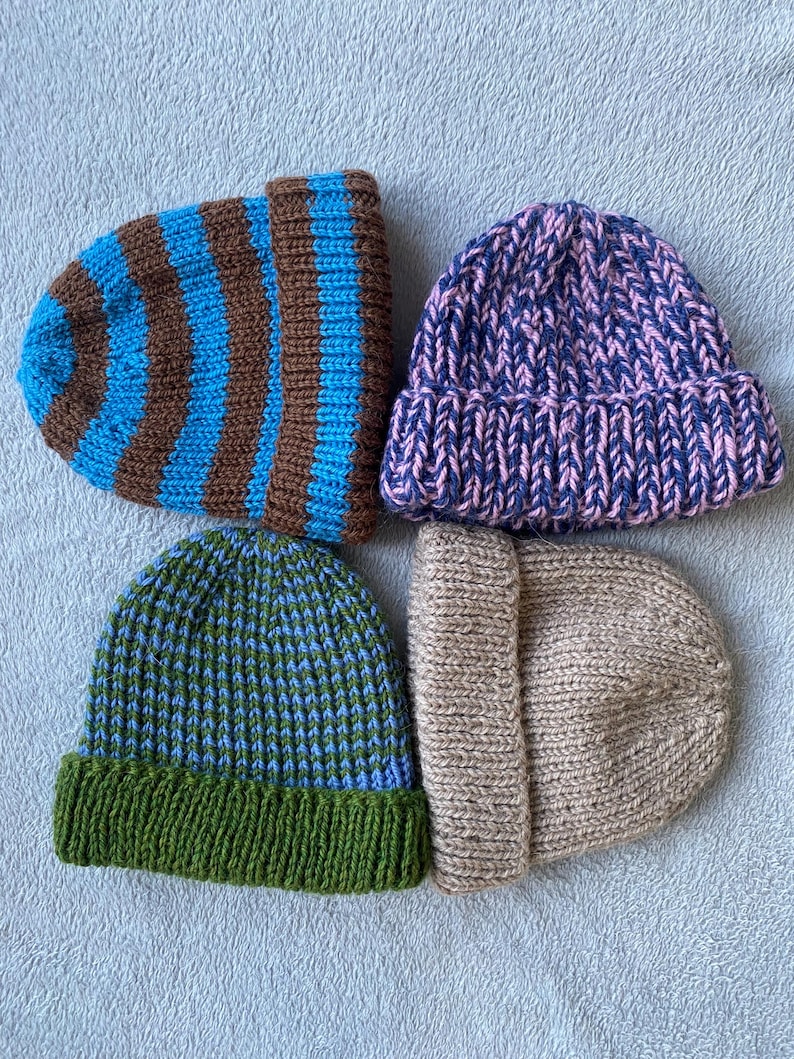 The Classy Beanie Knitting Pattern | Ribbed Hat PDF | Beginner-friendly ...