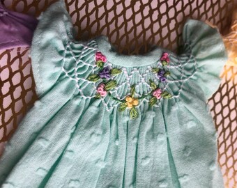 Blythe doll camisole dress Spring in pastel aqua green