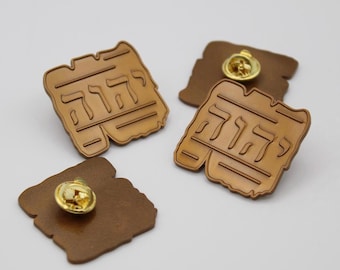 Tetragrammaton Fragment Pin 1.25 inch Gold Plating (Limited/X-Large)