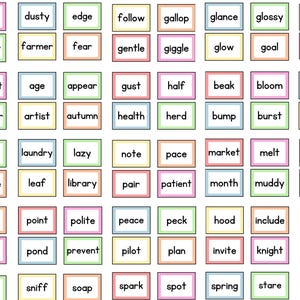 sample of 90 flashcards included in this sight words pack for 2nd graders
