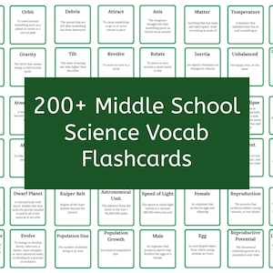 Flashcards wetenschapswoordenschat middelbare school | Woordenschat geologie, archeologie, aarde, ruimtewetenschap | Curricula lesprogramma natuurwetenschappen op de middelbare school