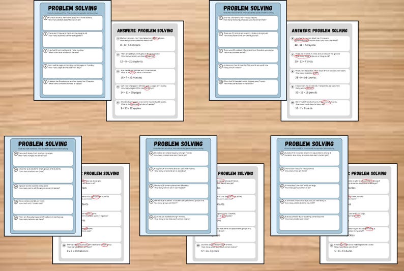 Elementary Math Word Problem Translation Flashcards & Practice Problems ...