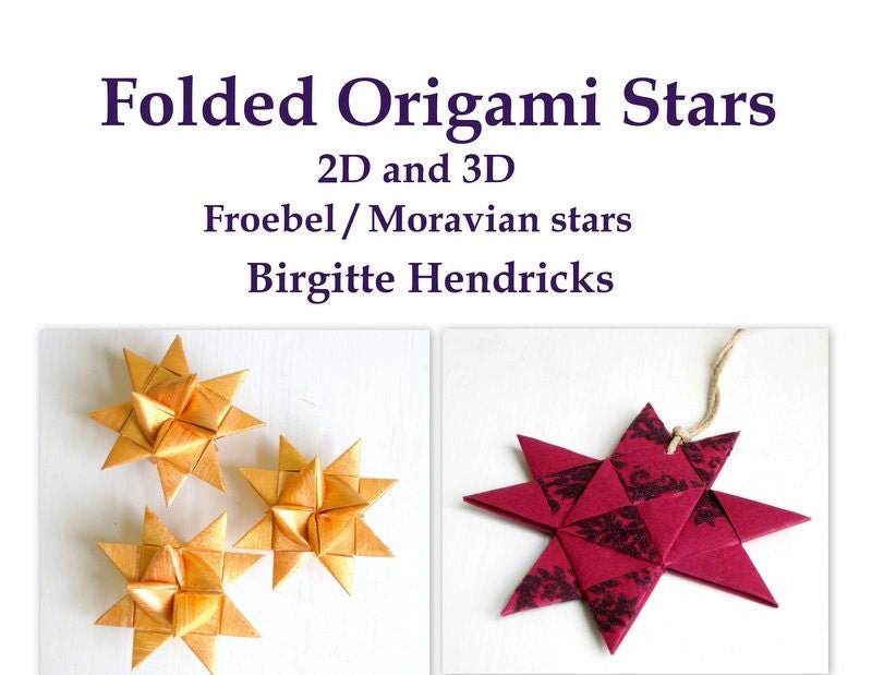 Origami froebel star, DIY paper star