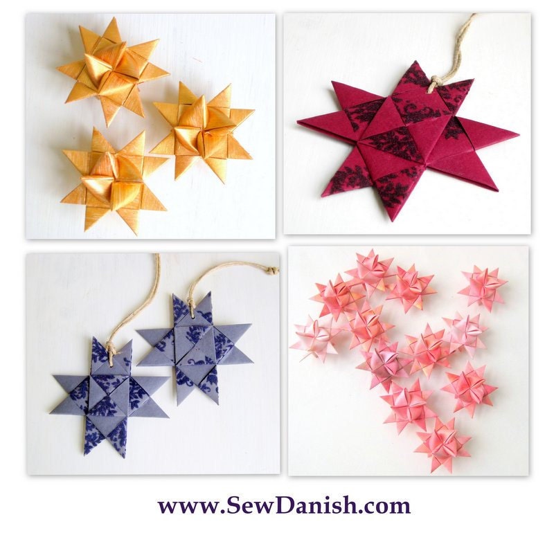 Origami Froebel Star (traditional) - Christmas 