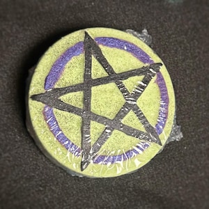 Wiccan Pentagram Bath Bomb - Colorful Bath Bomb - Witchy Gift for Her - Bath Ritual