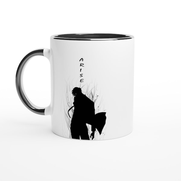 Solo Leveling Sung Jinwoo Mug, Cup, Coffee mug,  Solo Leveling Fans, Anime, Anime Fans, Birthday, Gift, Anime Accessories, Christmas gift