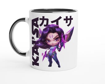 Kai'sa League Of Legends Mug, Chibi Gamer Gift Cup