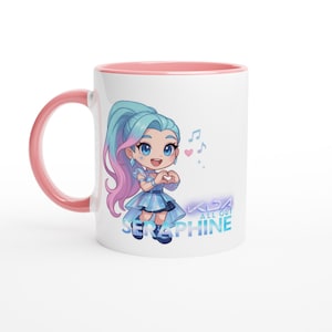 K/DA All Out Seraphine League Of Legends Coffee Mug Cute, Seraphine LoL, League, Cute Gift, Gift For Gamers, Christmas Gift, Seraphine  mug