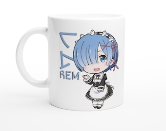 Rem Re:Zero Anime Mug | 11oz Ceramic Otaku Cup