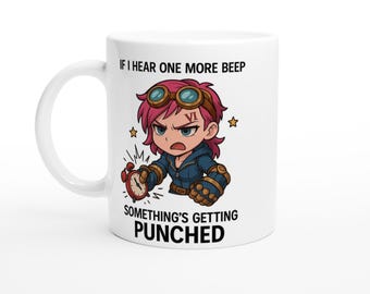 Vi League of Legends-mugg, rolig spelpresent, Arcane