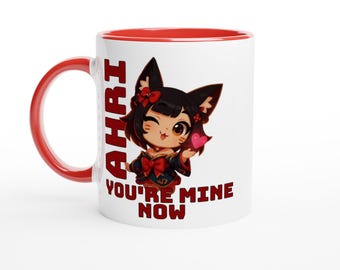 Spirit Blossom Ahri Coffee Mug, League of Legends Gamer Gift