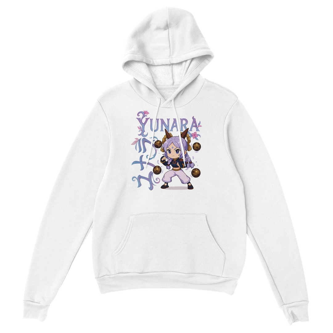 Yunara League of Legends Pullover Hoodie, Unisex, Gaming Apparel