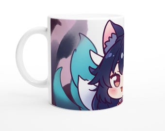 Ahri League Of Legends Chibi Coffee Mug