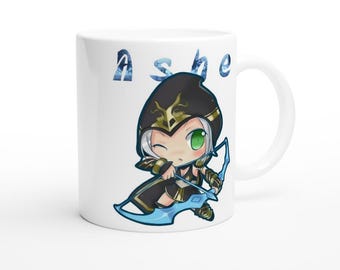 Ashe League of Legends Coffee Mug | Gift for gamers | ADC main