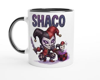 Shaco League Of Legends Coffee Mug , LoL cup